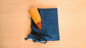 純チタン製オリジナル印鑑　MOLATURA samura-in用ケース、巾着袋  