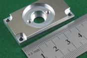 材質A5052（a5052）　穴ピッチ寸法公差±0.02　　産業用ロボットのアルミ精密部品