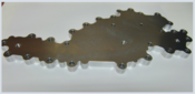 自動車部品　アルミプレート（A5052）　マシニングセンタ（MC）による切削加工　九州（熊本）　短納期対応