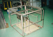 印刷機フレーム溶接構造（ステンレス／SUS316）