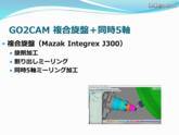 GO2cam 複合旋盤　同時5軸加工　部品加工用CAD/CAM