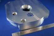 半導体製造装置のアルミテーブル　平面度0.02　平行度0.01　高品質　高精度　半導体製造装置のアルミ精密部品