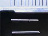超精密サブミクロンシャフト(Guide pin)と極小フランジの微細アッセンブリ
