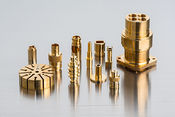 黄銅(真鍮)材の ミクロン加工 CNC旋盤 複雑形状 異形状