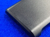 アルミ簡易金型　射出成形品　表面シボ有り　シボ加工　PC - 黒　