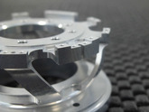 【アルミ】　複合加工機による金属切削品の試作　特殊3次元形状加工				