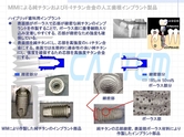 MIMによる純チタンおよび6-４チタン合金の人工歯根インプラント製品