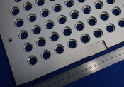 アルミ加工　ﾀﾌﾗﾑ処理　材質A5052（a5052）　液晶製造装置関連のアルミ精密部品