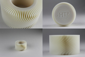 3Dプリンタ twist stand インペラ形状 アクリル系樹脂 POM ABS マルチマテリアル