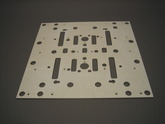 樹脂成形金型用断熱板　断熱材・耐熱材　ミオレックスPMX-573　マシニング加工